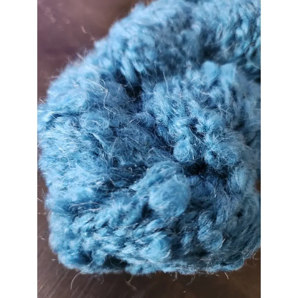 Aslan Trends La Pampa Yarn Merino Mohair Blend Boucle Teal Argentina